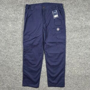 BOCOMAL FR Flame Resistant Cargo Field Pants Mens 38x30 Navy NFPA 2112 CAT 2